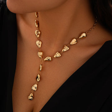 N2595 - Luxurious Layered Drop Long Necklace